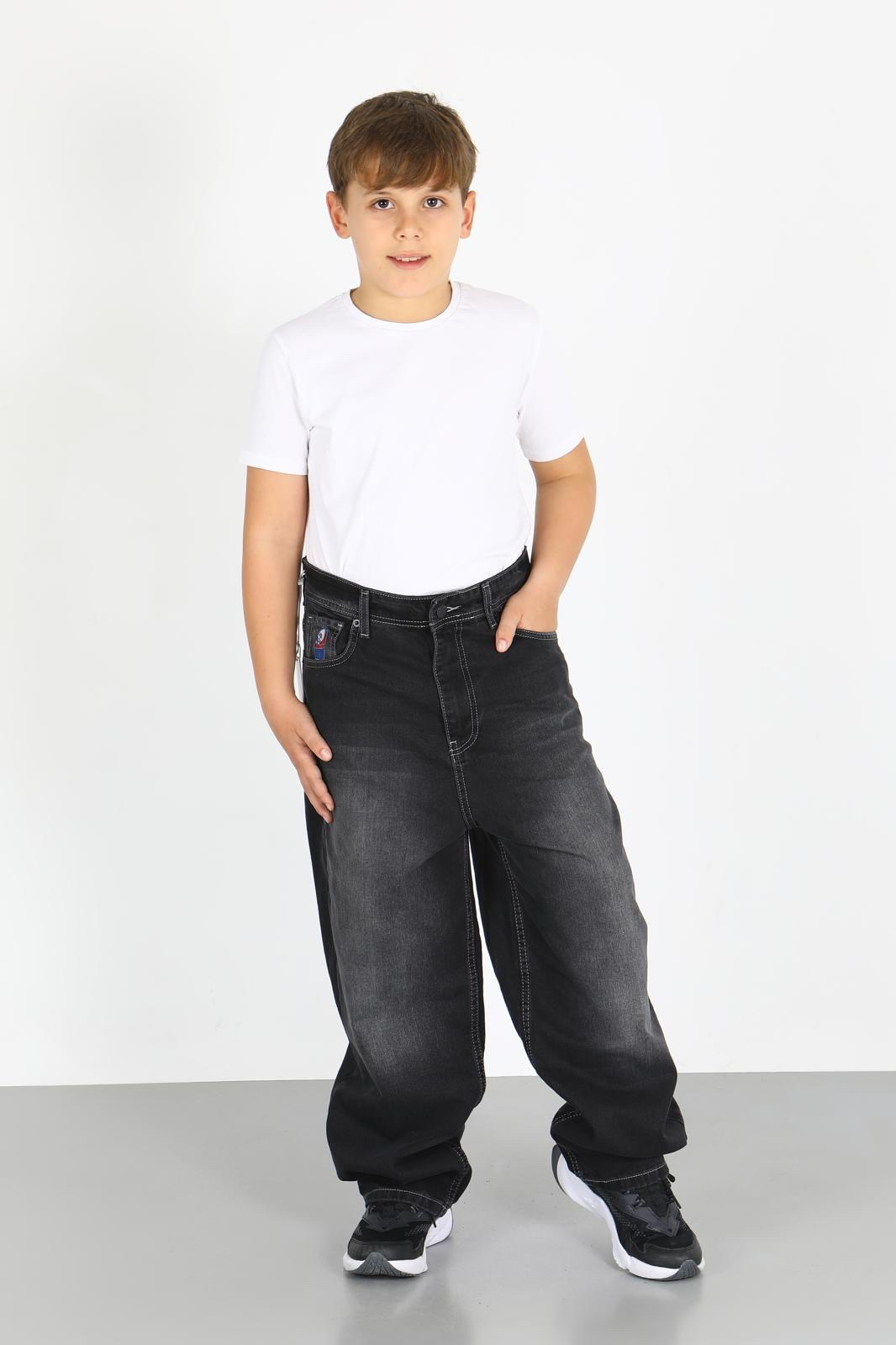 BIG BOY JUNIOR Детские джинсы СКЕЙТЕР 105 siyah-Kim
