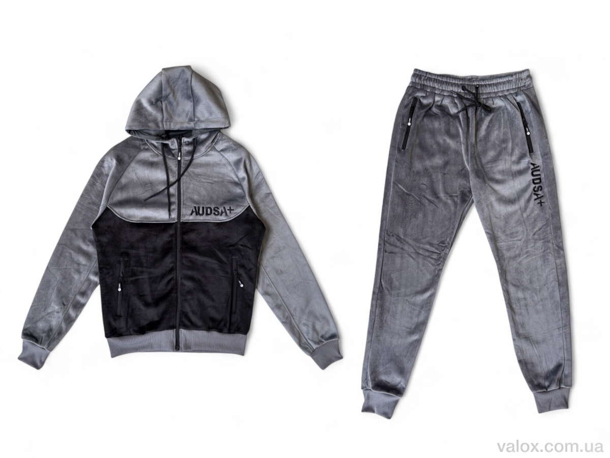 Чоловічі спортивний костюм оптом (a130 black-d.grey)