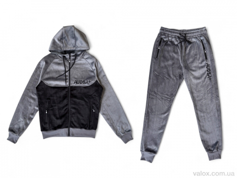 Чоловічі спортивний костюм оптом (a130 black-d.grey)