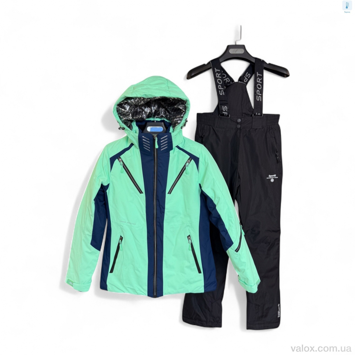 Жіночі гірськолижні костюми оптом (ws21100-60 green)