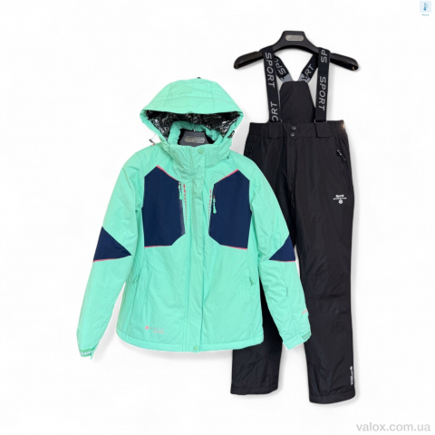 Жіночі гірськолижні костюми оптом (ws21092-60 green)