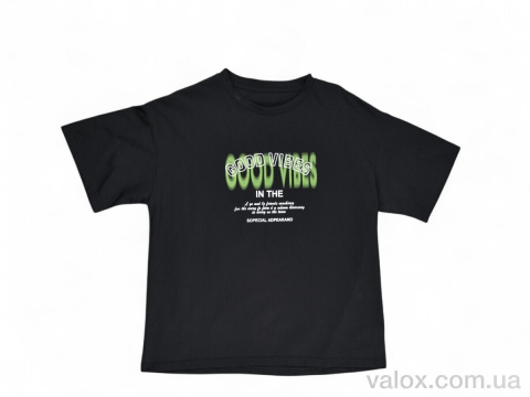 Дитячі футболка оптом (3207 black)