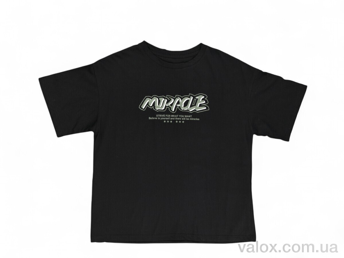 Дитячі футболка оптом (3214 black)