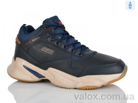 Чоловічі черевики оптом (sq001-1 синій)