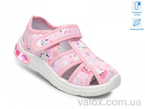 Дитячі капці оптом (t60017a led)