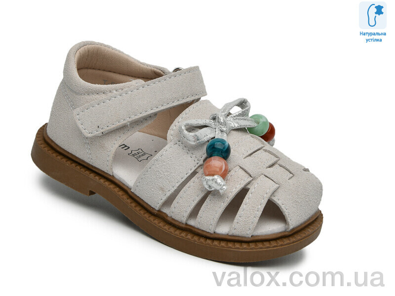 Дитячі босоніжки оптом (68086 сірий)