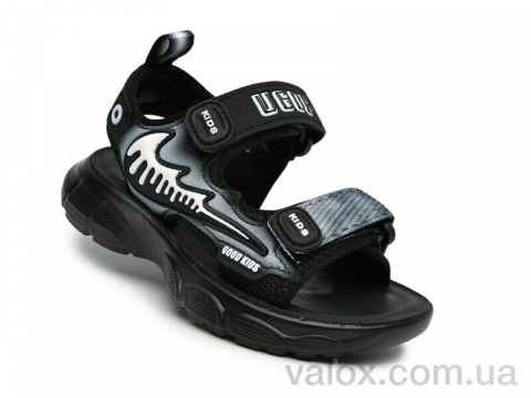 Дитячі сандалі оптом (b2818 чорний-сірий)