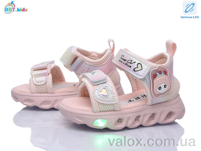 Дитячі босоніжки оптом (l858-1-1 led)