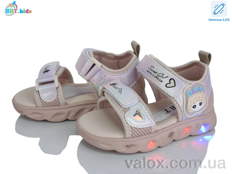 Дитячі босоніжки оптом (l858-2-3 led)