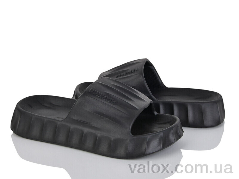 Жіночі шльопанці оптом (812 black)