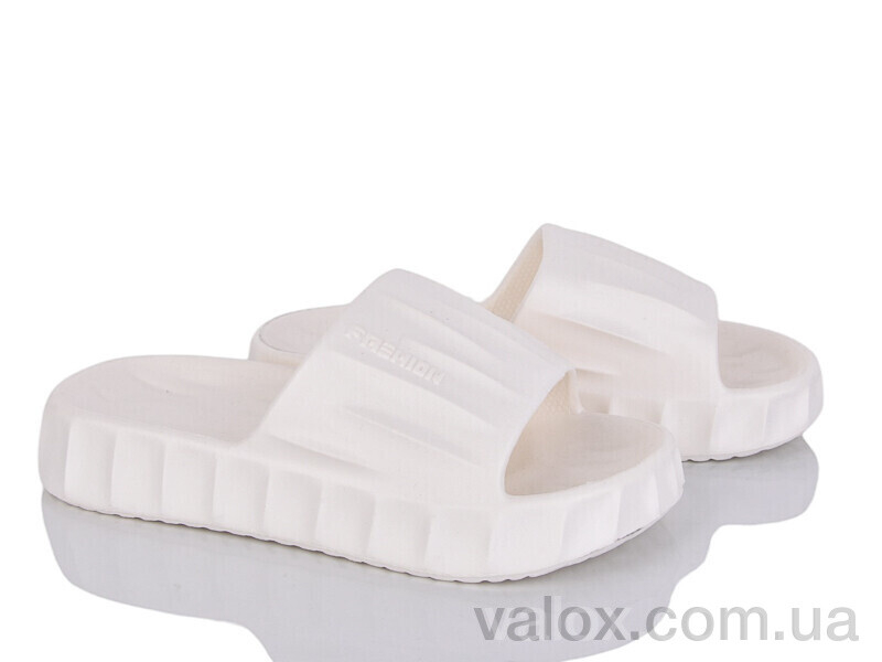 Жіночі шльопанці оптом (812 white)
