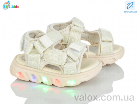 Дитячі сандалі оптом (l602-1-7 led)