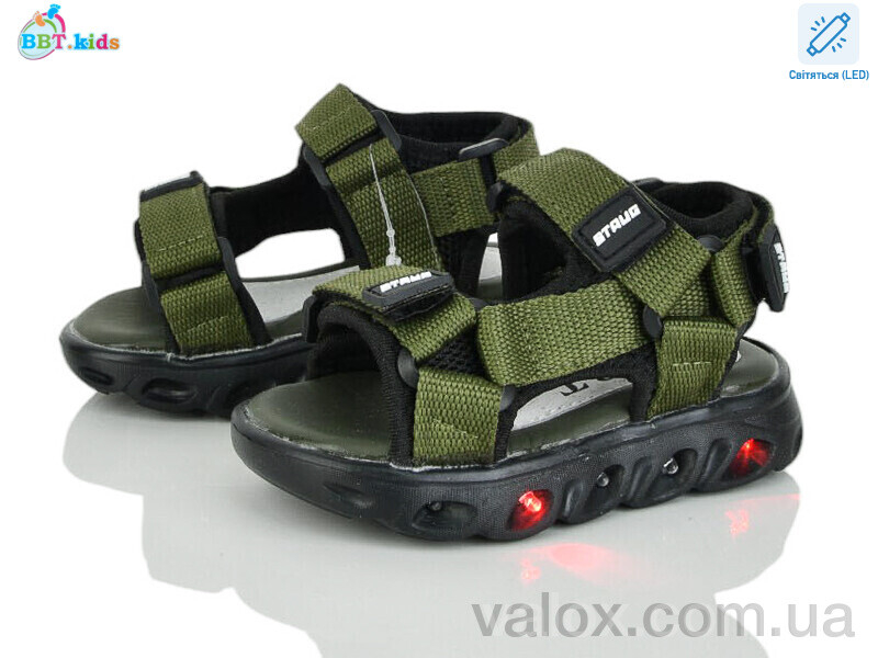 Дитячі сандалі оптом (l602-1-10 led)