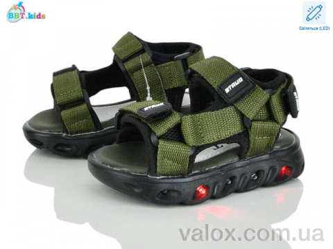 Дитячі сандалі оптом (l602-1-10 led)