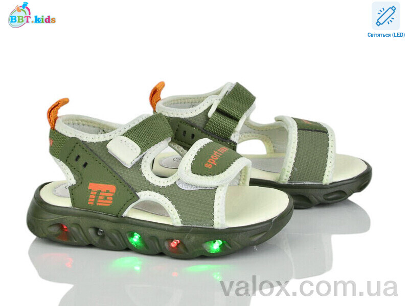 Дитячі сандалі оптом (l609-2-6 led)