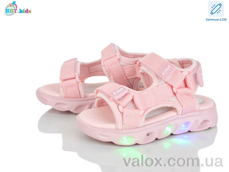 Дитячі босоніжки оптом (l602-2-8 led led)