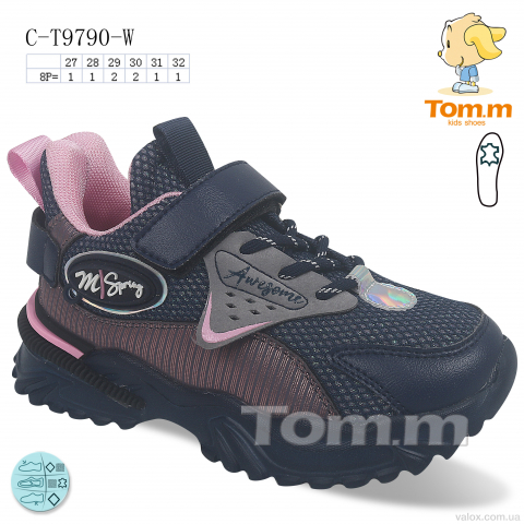 Дитячі кросівки оптом (c-t9790-w)
