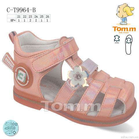 Дитячі босоніжки оптом (c-t9964-b)