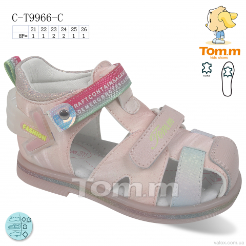 Дитячі босоніжки оптом (c-t9966-c)