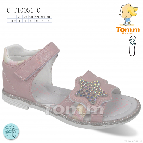 Дитячі босоніжки оптом (c-t10051-c)
