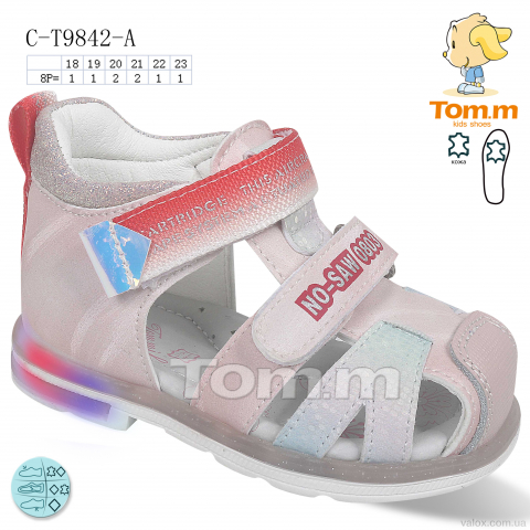 Дитячі босоніжки оптом (c-t9842-a)