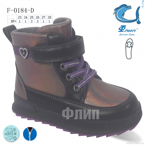 Дитячі черевики оптом (f-0184-d)