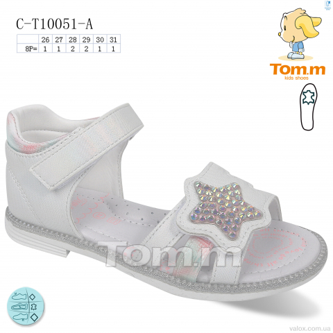 Дитячі босоніжки оптом (c-t10051-a)