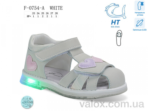 Дитячі босоніжки оптом (f-0754-a led)