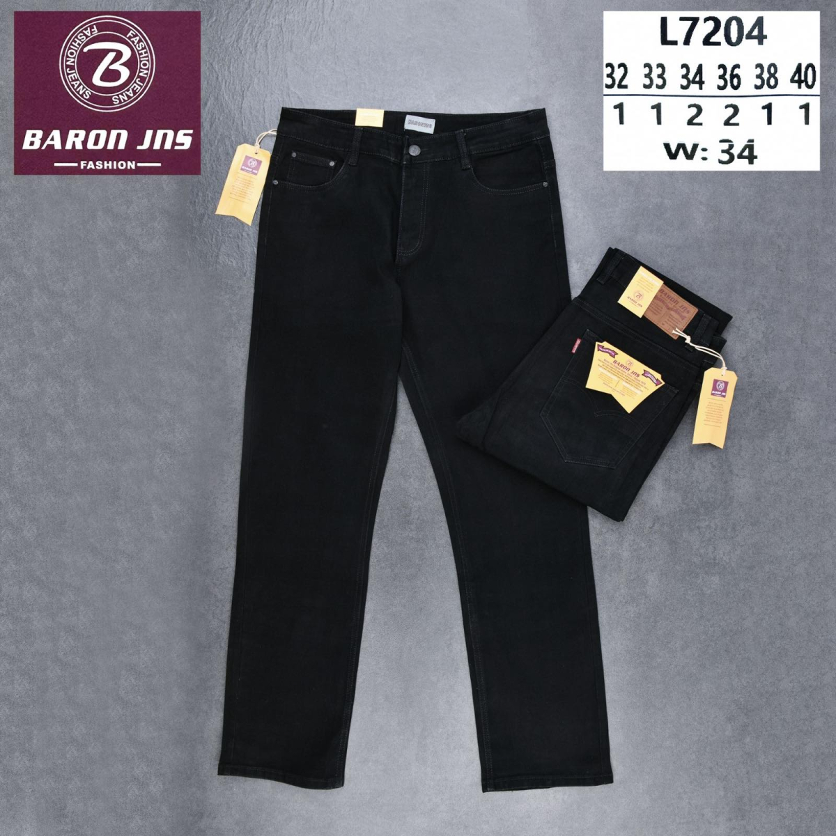 Чоловічі джинси BARON JEANS 7204