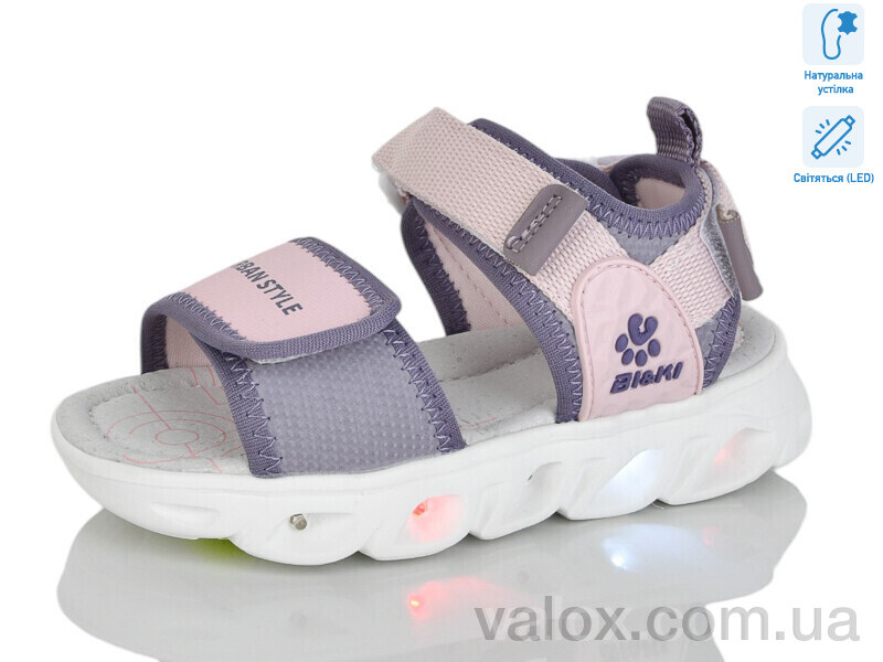 Дитячі босоніжки оптом (01405e led)