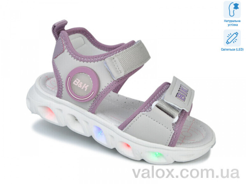 Дитячі босоніжки оптом (01406c led)