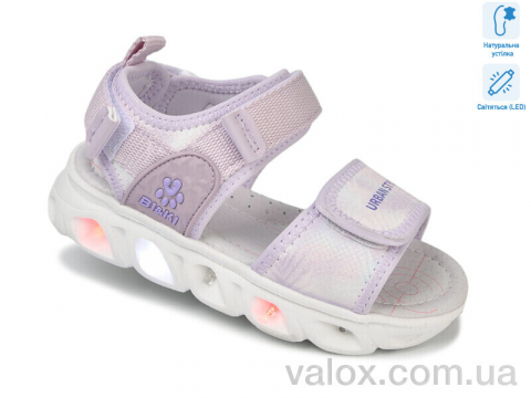 Дитячі босоніжки оптом (01405h led)