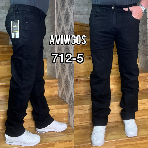 Мужские классические джинсы AVIWGOS норма 712-5