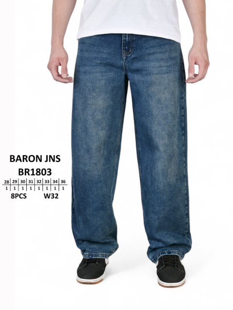 Мужские джинсы СКЕЙТЕРЫ BARON JNS юниоры BR1803 оптом