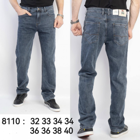 Чоловічі класичні джинси Feerars, напівбатал, арт. 8110 гуртом