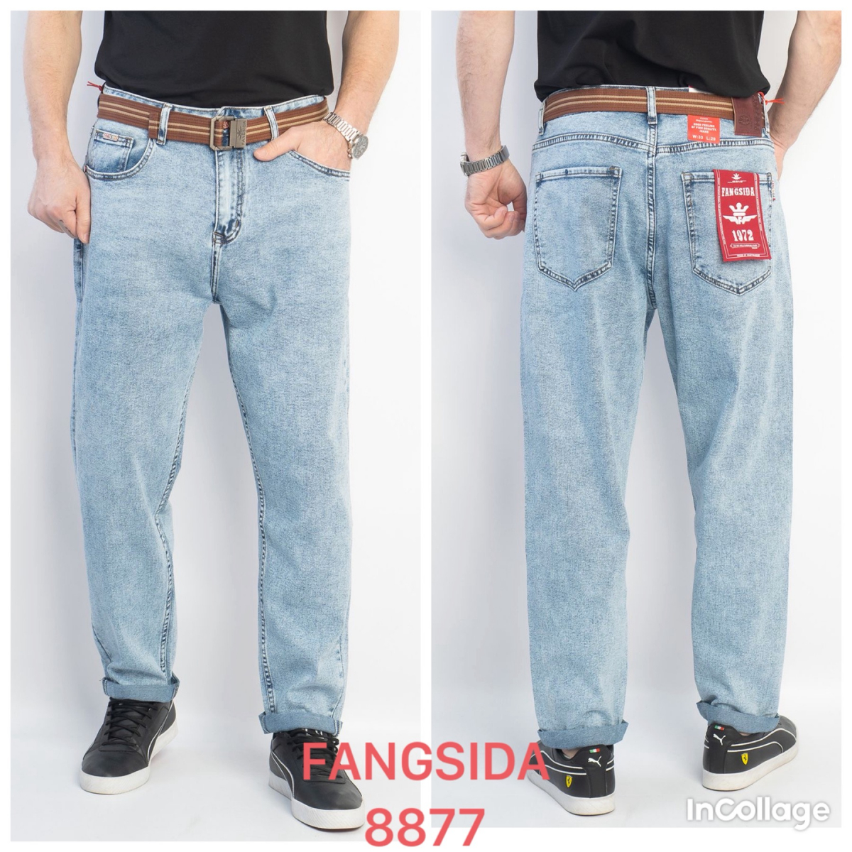 Мужские джинсы МОМ FANGSIDA норма 8877 оптом
