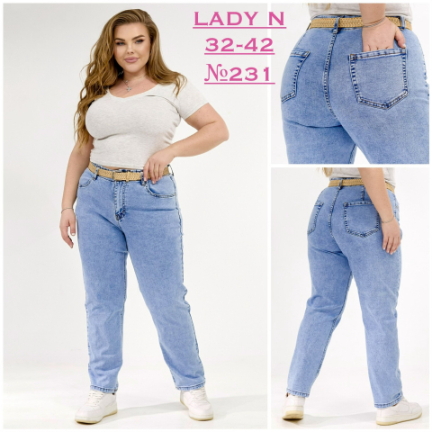 Жіночі джинси МОМ LADY N супер батал 231 гуртом