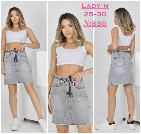 Джинсова спідниця LADY N норма 830 гуртом