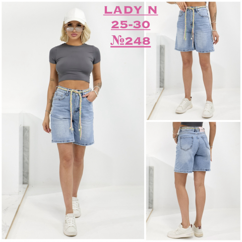 Женские джинсовые шорты БЕРМУДЫ LADY N норма 248 оптом