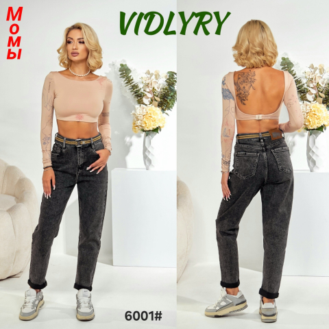 Жіночі джинси МОМ VIDLYRY норма 6001 гуртом