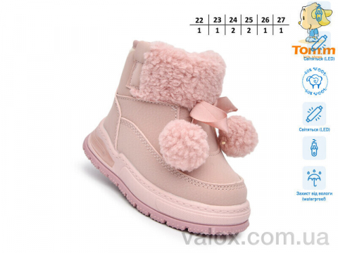 Дитячі черевики оптом (11775f led)