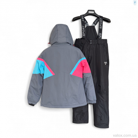Жіночі гірськолижні костюми оптом (ws21102-69 grey)