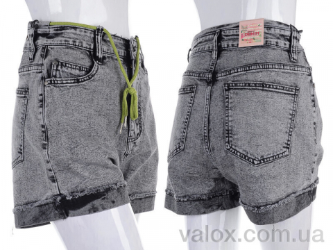 Жіночі шорти оптом (3-19 grey)