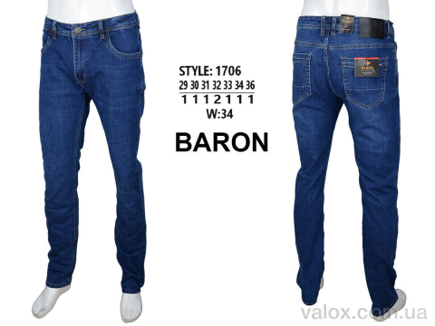 Чоловічі джинси оптом (1706)
