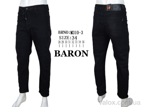 Чоловічі джинси оптом (m310-3 black)