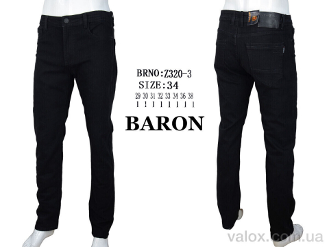Чоловічі джинси оптом (z320-3 black)