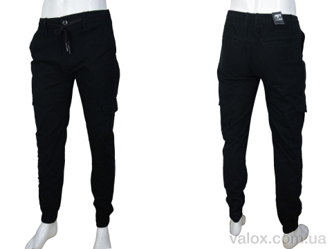 Чоловічі брюки оптом (8523-1 black)