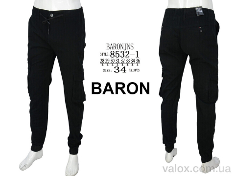 Чоловічі джинси оптом (8532-1 balck)