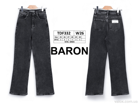 Жіночі джинси оптом (tdf332 фліс)
