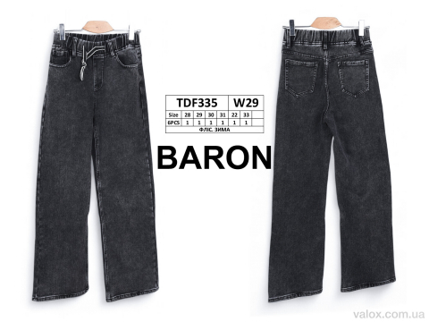 Жіночі джинси оптом (tdf335 фліс)